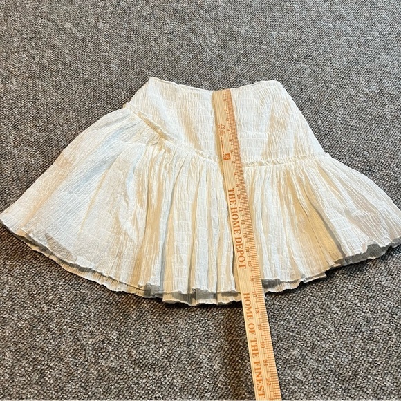 Sovere Studio Reason Mini Skirt Chalk White XS F - Picture 4 of 8